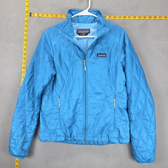 Patagonia Jackets & Blazers - Patagonia Nano Puff Jacket Womens Medium Blue Quilted PrimaLoft Puffer